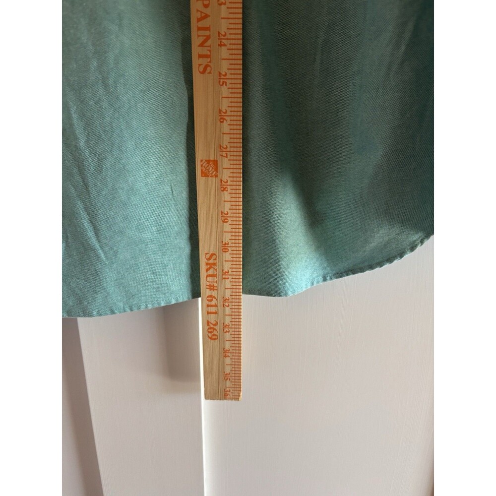 J.Crew Flex Oxford Button Down Shirt Men’s XL 17–17.5 Green Stretch Long Sleeve - Picture 4 of 7